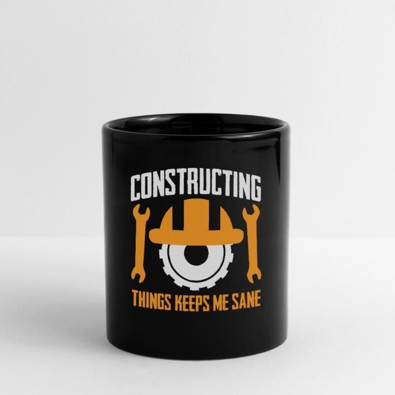 Construction Worker Tasse einfarbig
