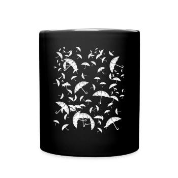 Flying Umbrellas Umbrella - Tasse einfarbig - Schwarz - Vorne