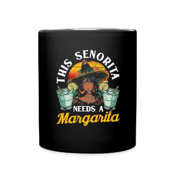 Mexican Fiesta Cinco De Mayo - Full Colour Mug - black - Front