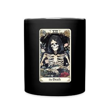 Tarotkarte Hexerei Okkult Anime Goth - Tasse einfarbig - Schwarz - Vorne
