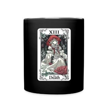 Carte de Tarot sorcellerie occulte Anime Goth - Mug uni - noir - Devant