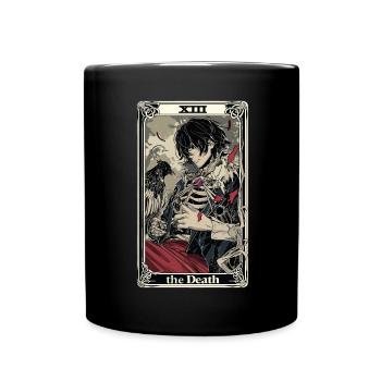 Carte de Tarot sorcellerie occulte Anime Goth - Mug uni - noir - Devant