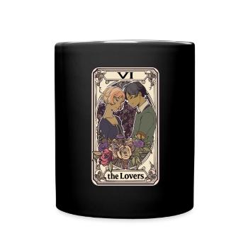 Carte de Tarot sorcellerie occulte Anime Goth - Mug uni - noir - Devant