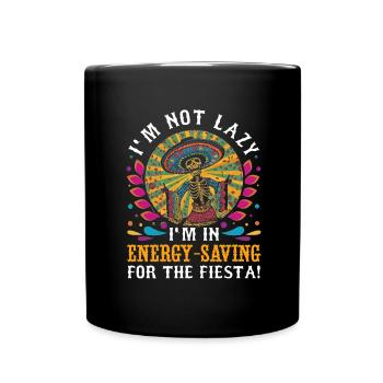 Mexican Fiesta Cinco De Mayo - Full Colour Mug - black - Front