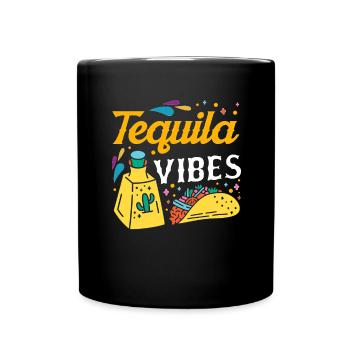 Mexican Fiesta Cinco De Mayo - Full Colour Mug - black - Front