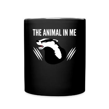 Honey Badger Honey Badgers - Tasse einfarbig - Schwarz - Vorne