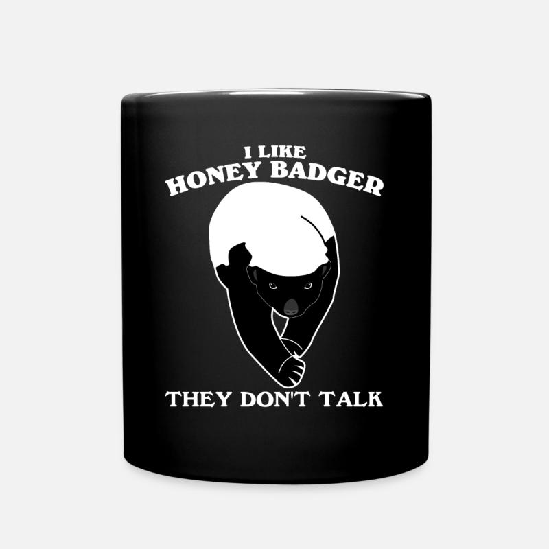 Honeybadger Honey Badgers Honey Badger - Full Colour Mug - black