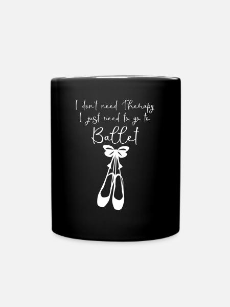 Ballerina Shoes Ballet Dancer - Tasse einfarbig - Schwarz