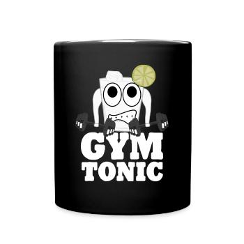 Gym Tonic Motivation Bodybuilding - Tasse einfarbig - Schwarz - Vorne