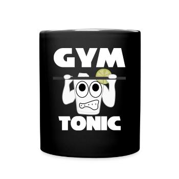 Pull-up Motivation Bodybuilding Gym - Full Colour Mug - black - Front