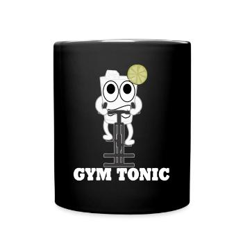 Gymnase de motivation pour le cyclisme en salle - Mug uni - noir - Devant