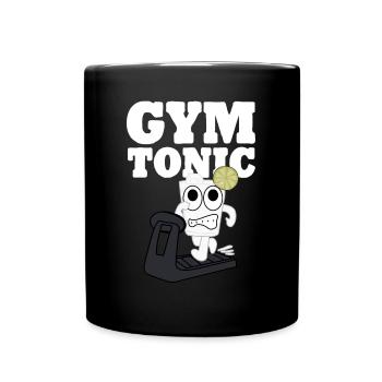 Gym Motivation Tapis roulant Entraînement - Mug uni - noir - Devant