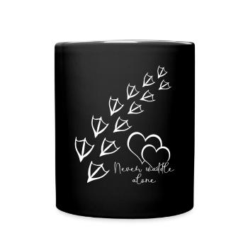 Geese Goose - Tasse einfarbig - Schwarz - Vorne