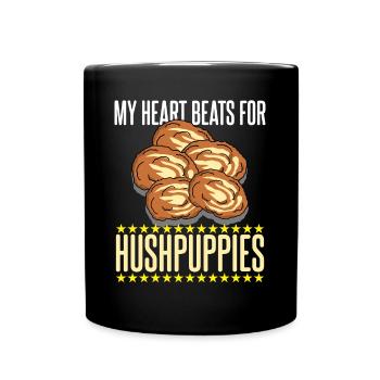 Hush Puppy Hushpuppy Hushpuppies - Full Colour Mug - black - Front