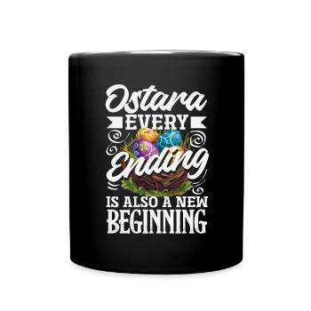 Pâques Eostre Printemps païen - Mug uni - noir - Devant