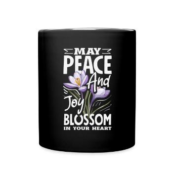Easter Eostre Pagan Spring - Full Colour Mug - black - Front