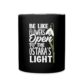 Easter Eostre Pagan Spring - Full Colour Mug - black - Front