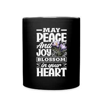 Easter Eostre Pagan Spring - Full Colour Mug - black - Front