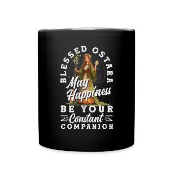 Pâques Eostre Printemps païen - Mug uni - noir - Devant