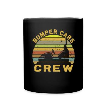 Amusement park, funfair, fair, bumper cars - Full Colour Mug - black - Front