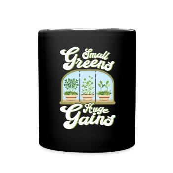 Microgreen Agriculture Gardening - Full Colour Mug - black - Front
