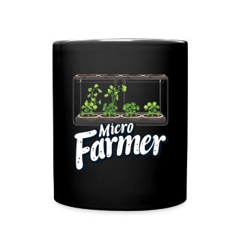 Microgreen Agriculture Gardening - Full Colour Mug - black - Front