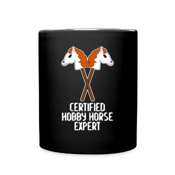 Hobby Horse Équipe d’experts Hobby Horsing - Mug uni - noir - Devant