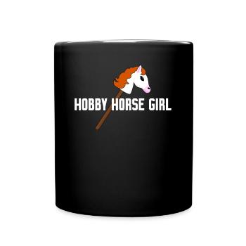 Hobby Horse Girl Équipe Hobby Horsing - Mug uni - noir - Devant