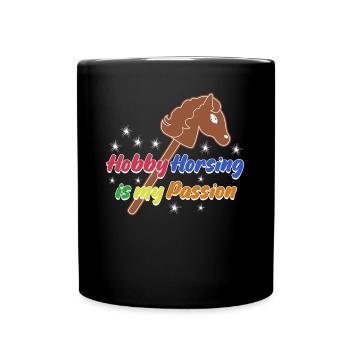 Hobby Horsing Hobby Horse - Tasse einfarbig - Schwarz - Vorne