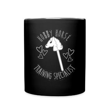 Hobby Horse Training Hobby Horsing - Full Colour Mug - black - Front