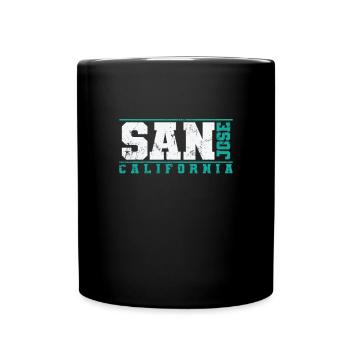 San Jose California city in the USA - Full Colour Mug - black - Front