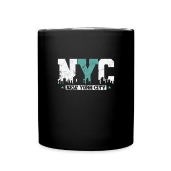 NYC New York City aux États-Unis - Mug uni - noir - Devant