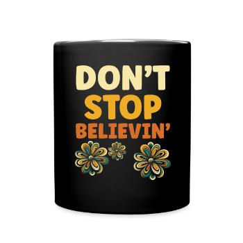 Lyrics Music Lovers Songwriters Music Festival - Full Colour Mug - black - Front