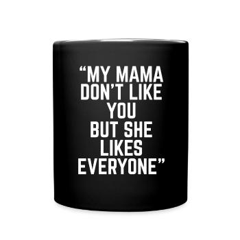 Lyrics Music Lovers Songwriters Music Festival - Full Colour Mug - black - Front