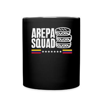 Arepas Colombian Venezuela Food - Full Colour Mug - black - Front