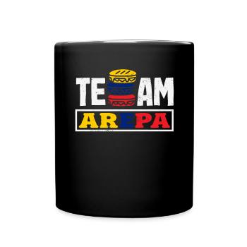 Arepas Colombien Venezuela Nourriture - Mug uni - noir - Devant