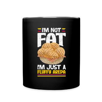 Arepas Colombian Venezuela Food - Full Colour Mug - black - Front