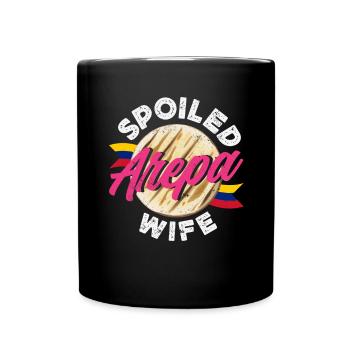 Arepas Colombien Venezuela Nourriture - Mug uni - noir - Devant