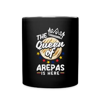 Arepas Kolumbianisch Venezoela Essen - Tasse einfarbig - Schwarz - Vorne