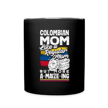 Arepas Colombien Venezuela Nourriture - Mug uni - noir - Devant