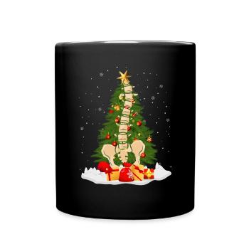 Funny Orthopedic Spine Adjustment Chiropractic - Full Colour Mug - black - Front