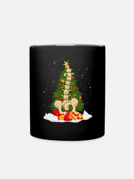Drôle d’ajustement orthopédique de la colonne vertébrale chiropratique - Mug uni - noir