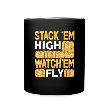 Arepas Colombien Venezuela Nourriture - Mug uni - noir - Devant