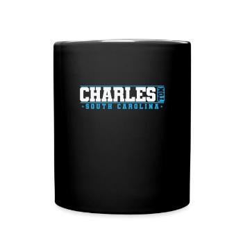 Charleston South Carolina Stadt in den USA - Tasse einfarbig - Schwarz - Vorne