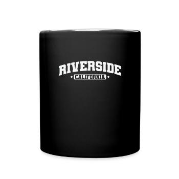 Riverside Stadt im Bundesstaat California - Tasse einfarbig - Schwarz - Vorne