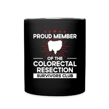 SensibilisSurvivors Club - Résection colorectale - Mug uni - noir - Devant
