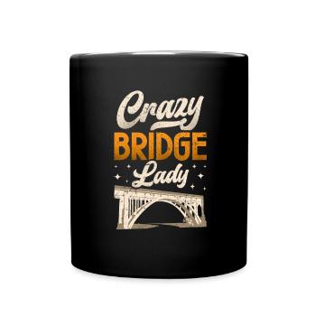 Bridge Construction and Bridge Engineer - Full Colour Mug - black - Front