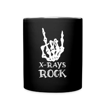 X-ray Radiography Radiology - Full Colour Mug - black - Front