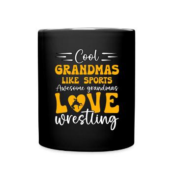 Les grands-mères cool aiment les sports les grands-mères géniales - Mug uni - noir - Devant