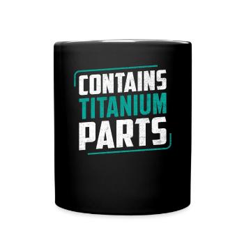 Drôle de chiropratique colonne vertébrale scoliose lombaire spinale - Mug uni - noir - Devant